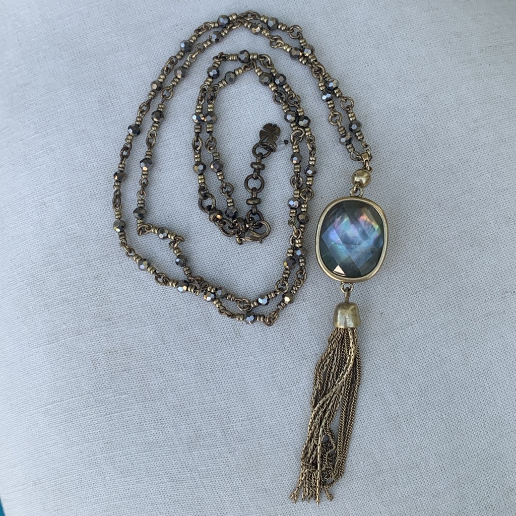 Reversible Lucky Brand Pendant Necklace